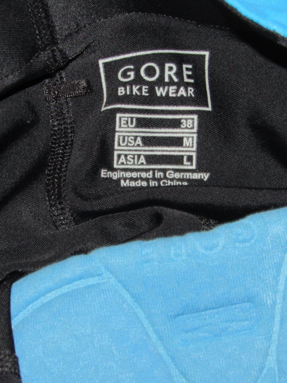 Gore Bike Wear Blue Padded Cycling Skort Skirt Built in Shorts Women's sz Medium - Picture 4 of 6